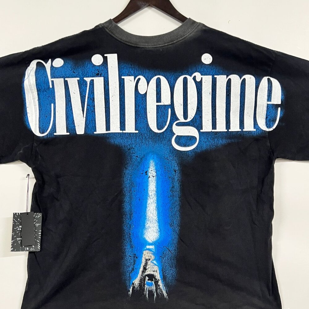 NWT Civil Regime x Star Wars Blue Crystal Light Saber Shirt